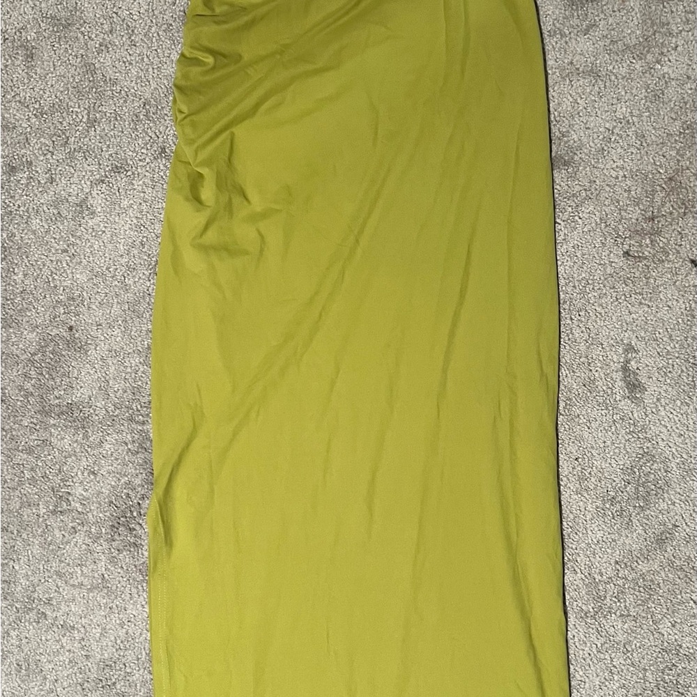 Olive Green Women's Maternity Dress